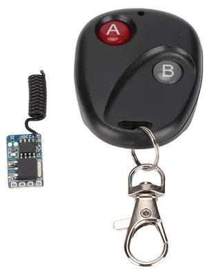 Obrázok produktu pre Reléový diaľkový ovládač, 433 MHz, 12 V DC, bezdrôtový vysielač a prijímač pre domácnosť