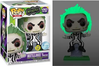 Obrázek produktu pro Funko POP! Beetlejuice Beetlejuice On Tombstone Glow 1757