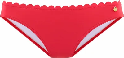 Produktbild von LASCANA Bikini-Hose Scallop rot Größe 32