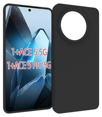 Productafbeelding van MobyDefend Hoesje - Geschikt voor OnePlus 13R - TPU Backcover - Mat Zwart