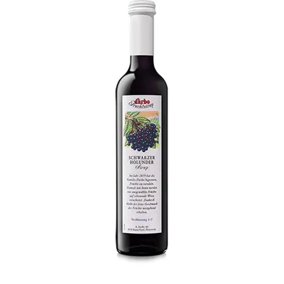 Zdjęcie produktu dla Darbo Syrop z czarnego bzu Koncentrat soku z czarnego bzu 500ml
