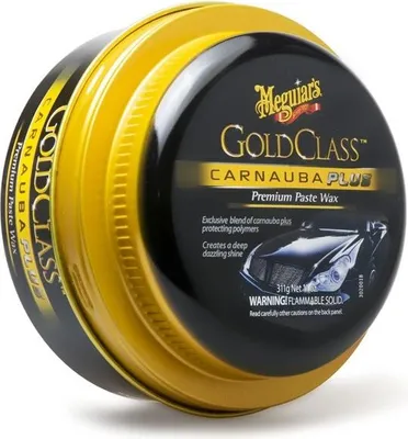 Produktbild von Meguiar's Gold Class Carnauba Plus Premium Paste Wax festes Wachs mit natürlichem Carnauba 311 g