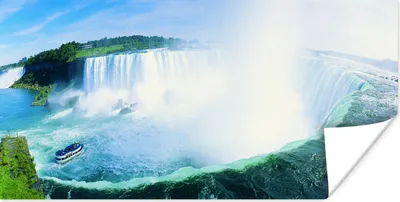 Produktbild von MuchoWow® Poster Panorama Niagarafälle 120x60 cm - Bild