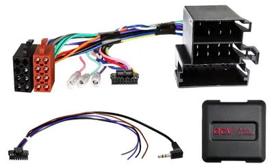 Produktbild von Lenkradfernbedienung Adapter passend für Mercedes C-Klasse 2000-2004 ISO/10Pin Multilead