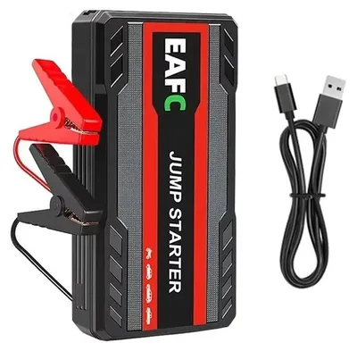 Zdjęcie produktu dla Pomoc przy rozruchu samochodu, moc szczytowa 600 A, przenośny powerbank, benzyna 3,0 l A