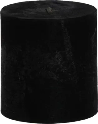 Produktbild von Stumpenkerze durchgefärbt black 7,5 x Ø 7 cm