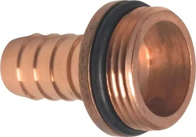 Image de Embout de tuyau avec joint torique Laiton 3/4" x 20 mm Filetage mâle x embout de tuyau