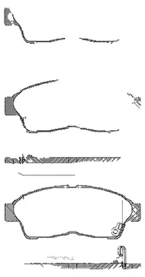 Produktbild von TRISCAN Bremsbeläge Bremsklötze VORNE 8110 13157