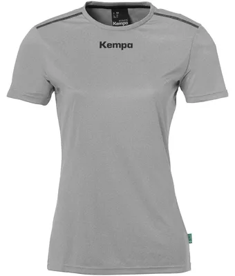 Imagen del producto de Camiseta Kempa para mujer, color gris oscuro melange, talla S