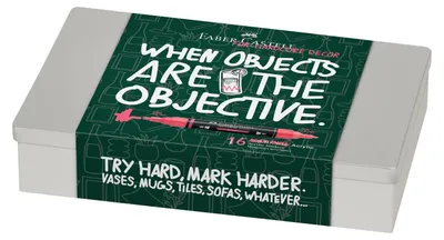 Zdjęcie produktu dla Markery akrylowe Multimark 16 kolorów Faber-Castell