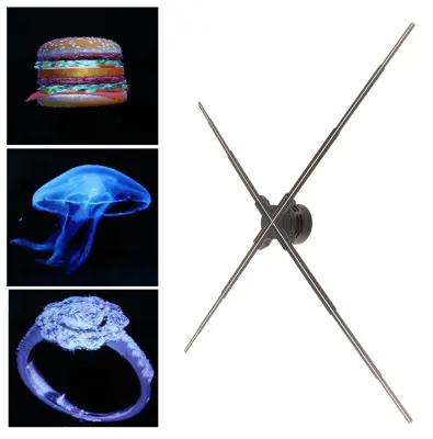 Obrázek produktu pro 100cm holografický projektor pro volné oko, rozlišení 1600×1184, s dálkovým ovládáním, 3D reklamní displej pro večírky v barech, 100–240 V, zástrčka EU