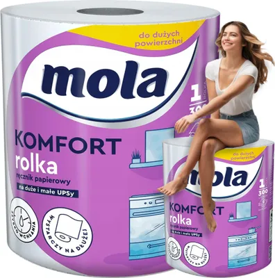 Obrázok produktu pre Mola Comfort papierový uterák 300 listov 2w  ean