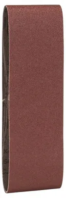 Produktbild von Schleifband-Set für Bandschleifer, rote Qualität K=80, 75 x 533 mm, 3-tlg.