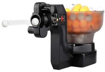 Obrázok produktu pre Robotický stroj na stolný tenis – zariadenie na tréning s 36 rôznymi typmi loptičiek s odlišnou rotáciou – kapacita 100 loptičiek