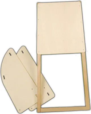 Productafbeelding van Sled rugleuning, beukenhout, kunststof sledrugleuning