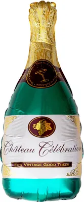 Produktbild von Oblique Unique Folien Luftballon Champagner Sekt Flasche JGA Hochzeit Geburtstag Party Deko