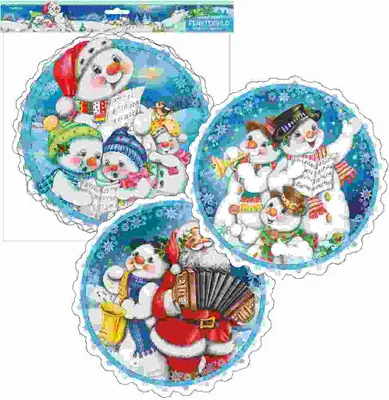 Produktbild von Fensterbild Schneemann 4260500165180