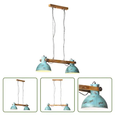 Obrázok produktu pre The Living Store Závesná lampa 25 W Blue 85x28x109 cm E27