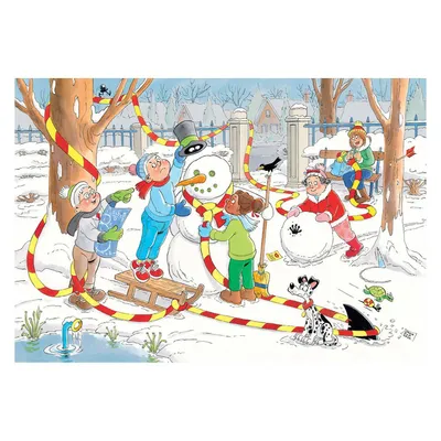 Produktbild von Jan van Haasteren Junior - Schneemann - 150 Teile, 150 Stück(e), Weihnachten, 5 Jahr(e)