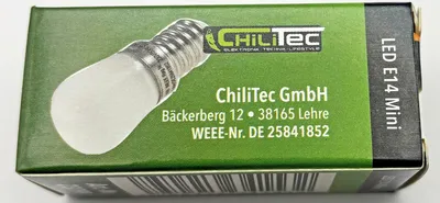 Produktbild von LED Lampe E14 Mini 23x51mm 4W 399lm 3000K,120° warmweiß