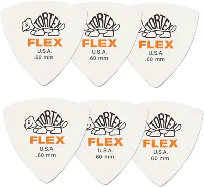 Immagine prodotto di Dunlop 456P 0.60 Tortex Flex Triangle Plettro