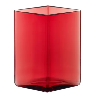 Produktbild von Iittala Ruutu Vase - 115 x 140 mm - Cranberry