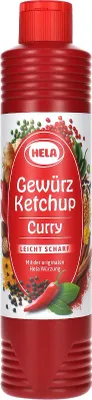 Produktbild von HELA Gewürz Ketchup Curry leicht scharf (800ml)