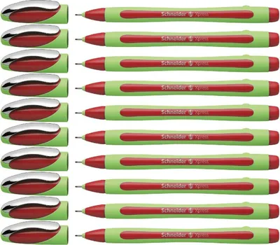 Obrázek produktu pro Schneider 19002 10 Schneider Xpress Fineliner rot 0,8 mm