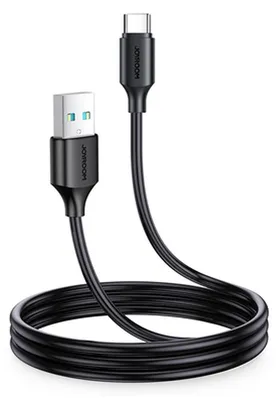 Produktbild von JOYROOM 6956116733230, 1 m, USB A, USB C, USB 2.0, Schwarz