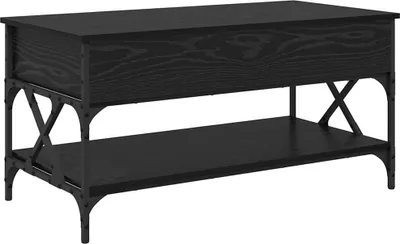 Obrázok produktu pre vidaXL Konferenčný stolík čierny dubový vzhľad 100 x 50 x 50 cm materiál na báze dreva