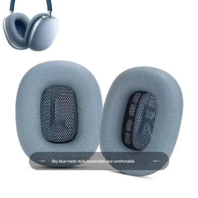 Produktbild von Ersatz Ohrpolster für Apple AirPods Max Kopfhörer earpad Himmelblau 1 Paar