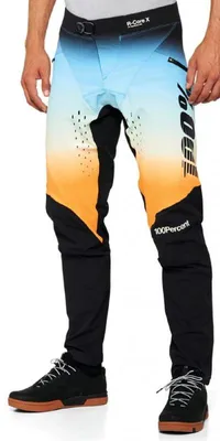 Obrázok produktu pre 100% R-Core X LE cyklistické šortky, čierna/modrá/žltá, 36