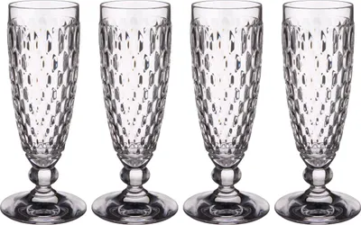 Zdjęcie produktu dla Villeroy & Boch Zestaw 4 przezroczystych kieliszków do szampana Boston 120 ml