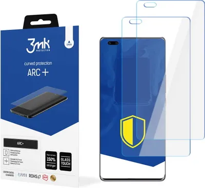 Produktbild von 3mk Display Schutzfolie ARC+ für Honor 50 Pro 5G  0,17mm Self-Heal (2 Stück)
