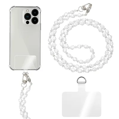 Produktbild von Handy-Umhängekette, Handy-Lanyard, universeller Handy-Kettengurt mit Haltegurten, kompatibel mit den meisten Handys