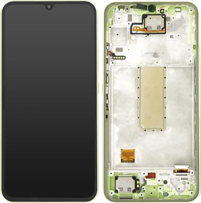 Produktbild von Samsung, Ersatzteil LCD-Display mit Touchscreen und Rahmen für Samsung Galaxy A34 5G, Zitronengrün