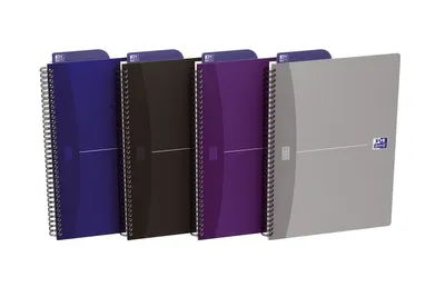 Produktbild von Oxford Spiralbuch "Essentials" DIN B5 90 Blatt liniert zufällige Farbe (1 Stück)