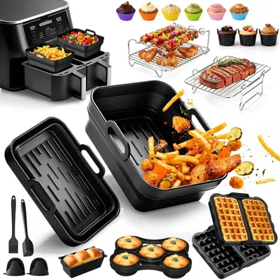 Image de Kit d'accessoires pour friteuse à air chaud, 21 pièces, compatible avec les modèles AF400EU/DZ400EU/SL400EU
