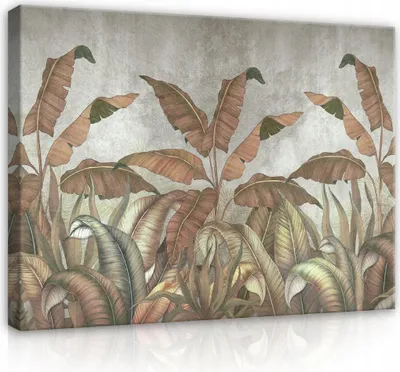 Obrázok produktu pre Obraz na plátne Rastliny Listy Príroda 120x80 cm XXL Moderné plátno Obrazy na plátne Obrazy na plátne Nástenné umenie Tlač obrazu na plátne Pripravené na zavesenie