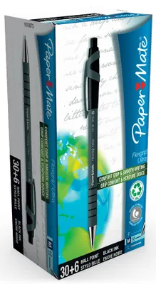 Image de PAPER MATE Gelschreiber InkJoy Gel RT BP M schwarz 30+6Value