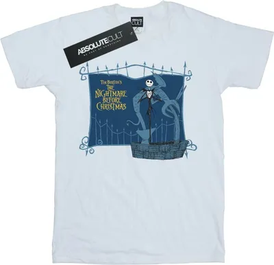Produktbild von Disney - "Nightmare Before Christmas Jack And The Well" T-Shirt für Herren BI43789 (M) (Weiß)