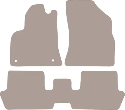 Immagine prodotto di Tappetini auto in velluto per Peugeot 3008 I monovolume (2009-2016) - set di tappetini LUX beige (3 pezzi)