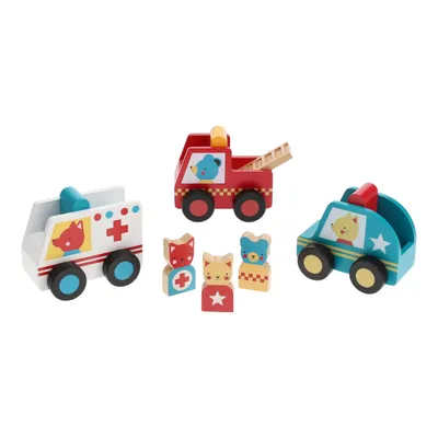 Produktbild von Petit Collage Rettungsautos mit Figuren