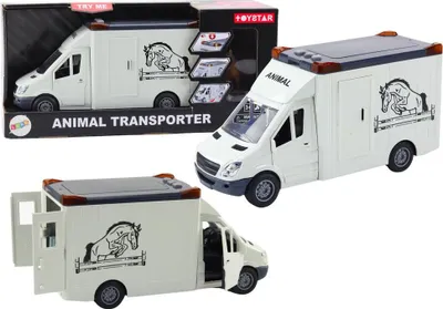 Produktbild von Auto Pferdetransporter Öffnende Tür Licht Ton Weiß