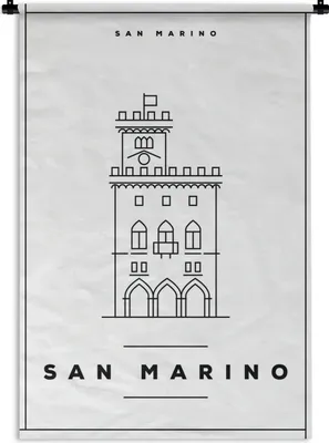 Produktbild von MuchoWow® Wandteppich Wandbehang Italien - Europa - Architektur 90x135 cm Tapisserie Dekoration Wandtuch - Baumwolle - Wandskulptur