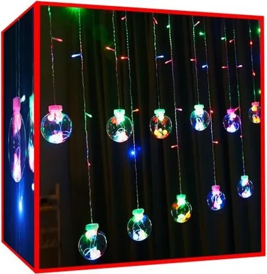 Obrázok produktu pre Svetelný záves 108 LED - viacfarebný 31V KŚ11345
