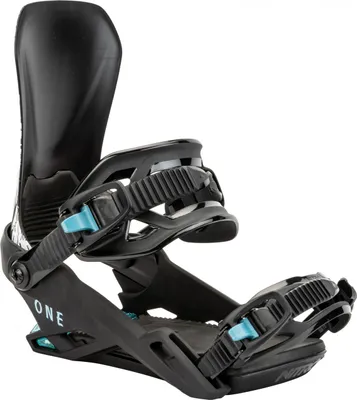 Image de Fixation de snowboard homme Nitro ONE, taille:M, couleurs:raven
