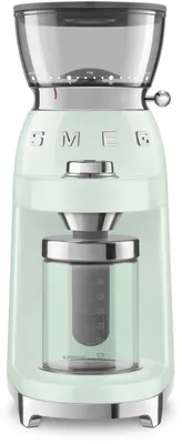 Obrázok produktu pre Smeg CGF03PGEU, Mlynček na kávu, 240 g, Kužeľovitý okraj, Nerezová oceľ, Zelená, Pastel green