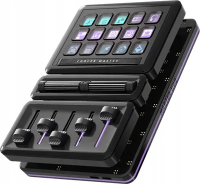 Produktbild von Cooler Master MasterHUB, Schwarz, Fotobearbeitung, Videobearbeitung, Knopf, 726 g, 177 g, 287,5 mm