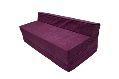 Zdjęcie produktu dla Natalia Spzoo - Materac Składany 200x120x10 cm dla spokojnego snu - Składany materac z zagłówkiem i zdejmowanym pokrowcem - Fioletowy 1224